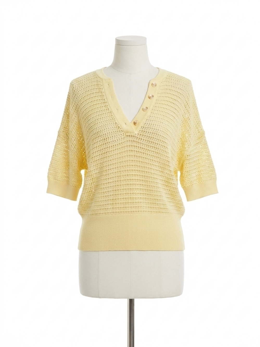 NEW VARLEY callie knit top in anise flower